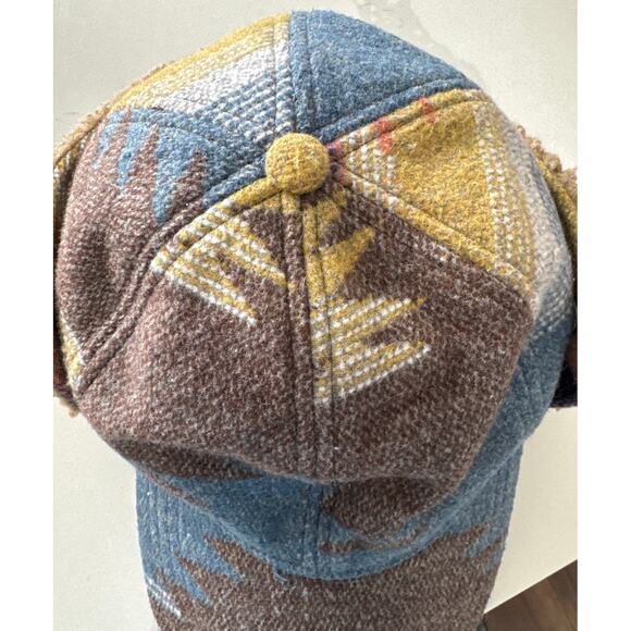 Scala Women's Sapos Earflap Cap Hat, One Size Aztec Pattern - Picture 4 of 12